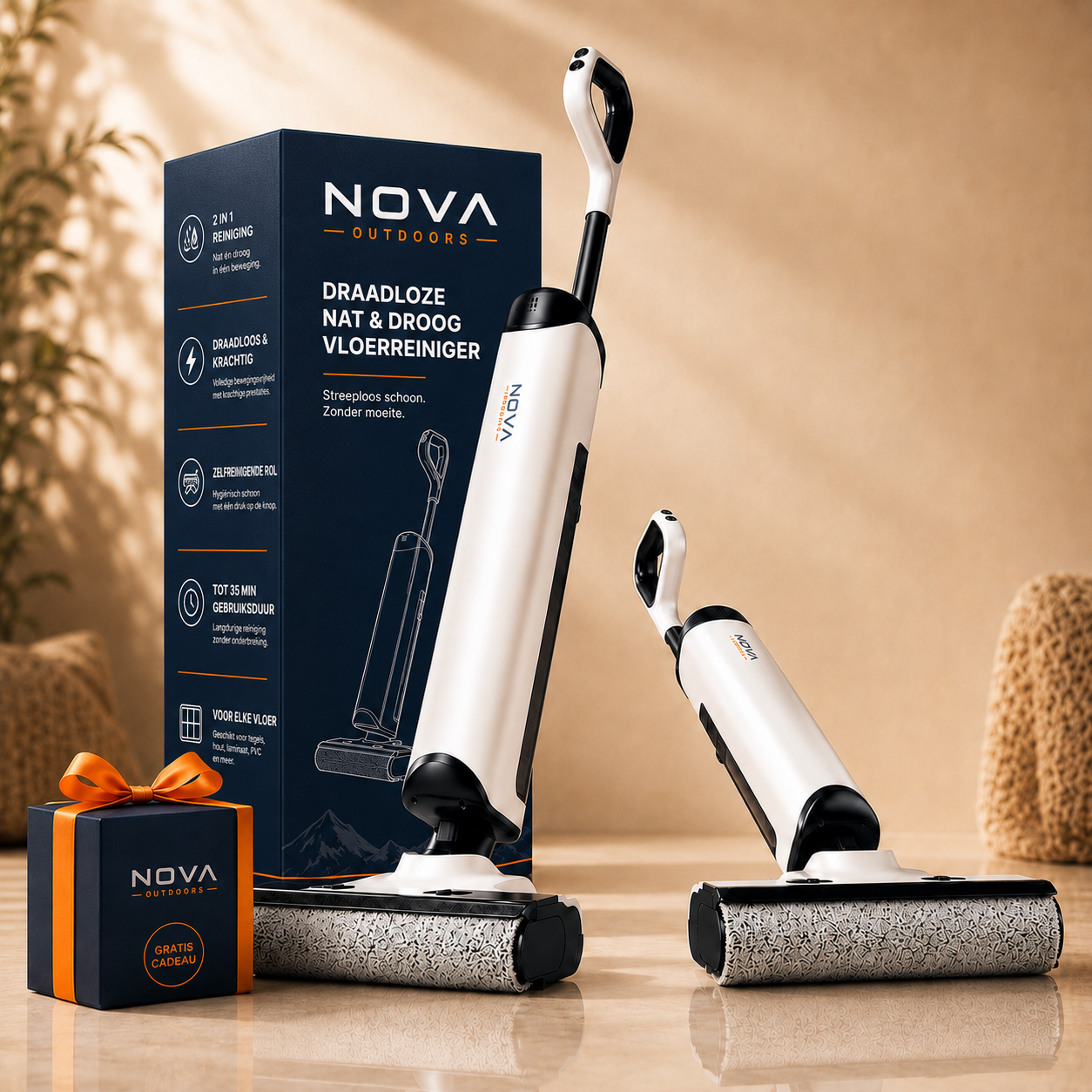 Nova Outdoors Wet & Dry Cordless Floor Cleaner