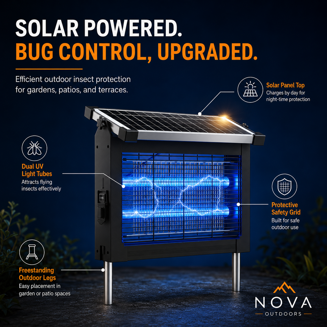Nova Outdoors SolarGuard 4500V