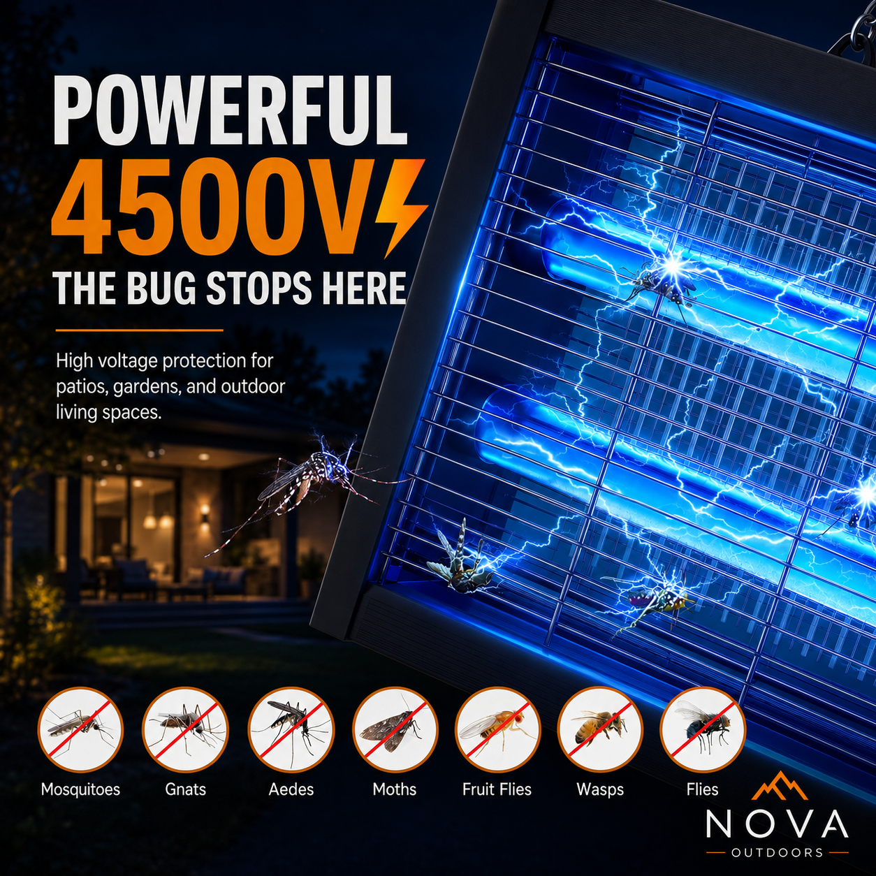 Nova Outdoors SolarGuard 4500V