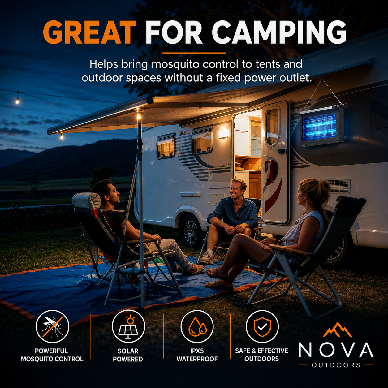 Nova Outdoors SolarGuard 4500V