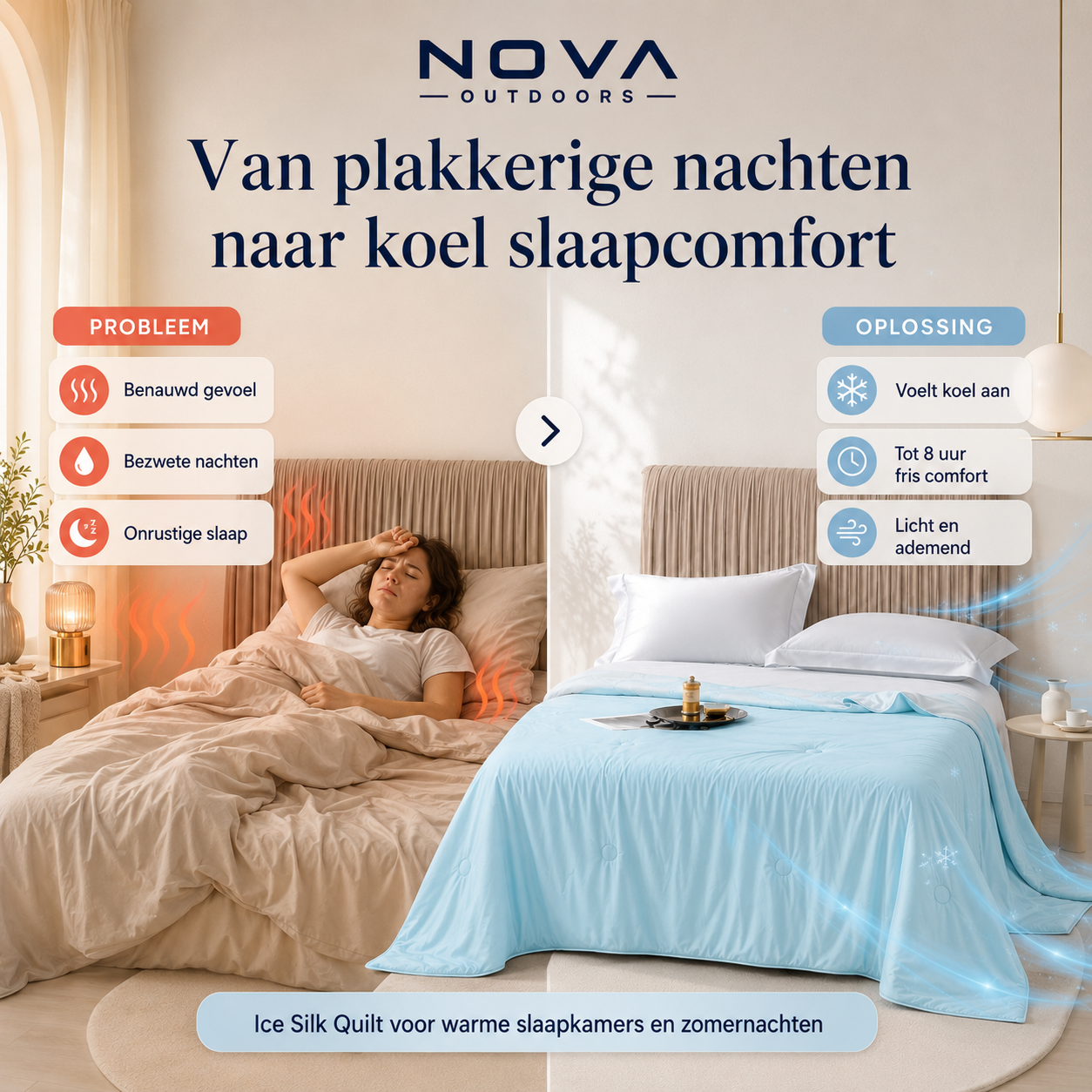 Verkoelend Zijden Dekbed
