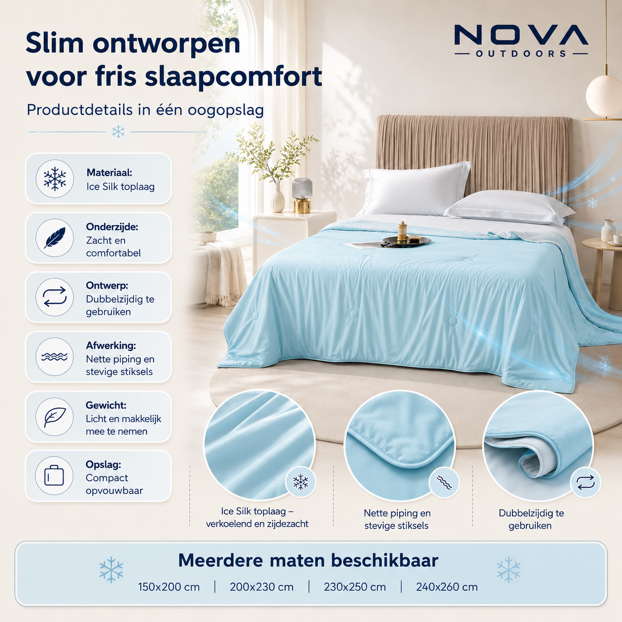 Verkoelend Zijden Dekbed