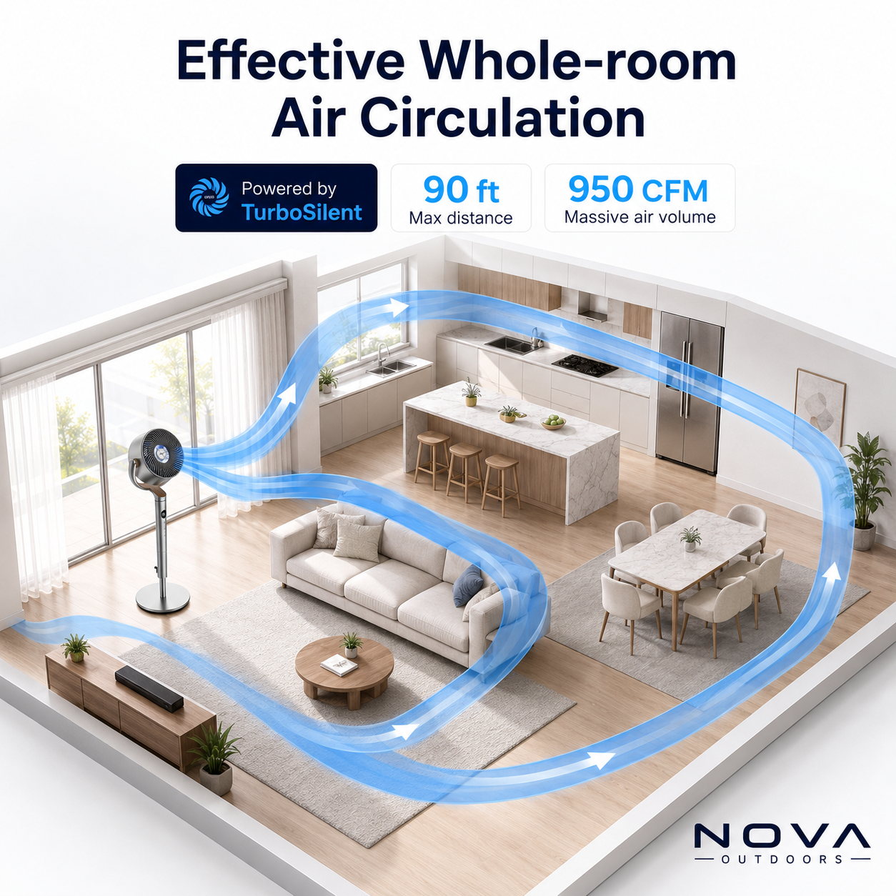 Nova SleepFlow Fan Nova Outdoors
