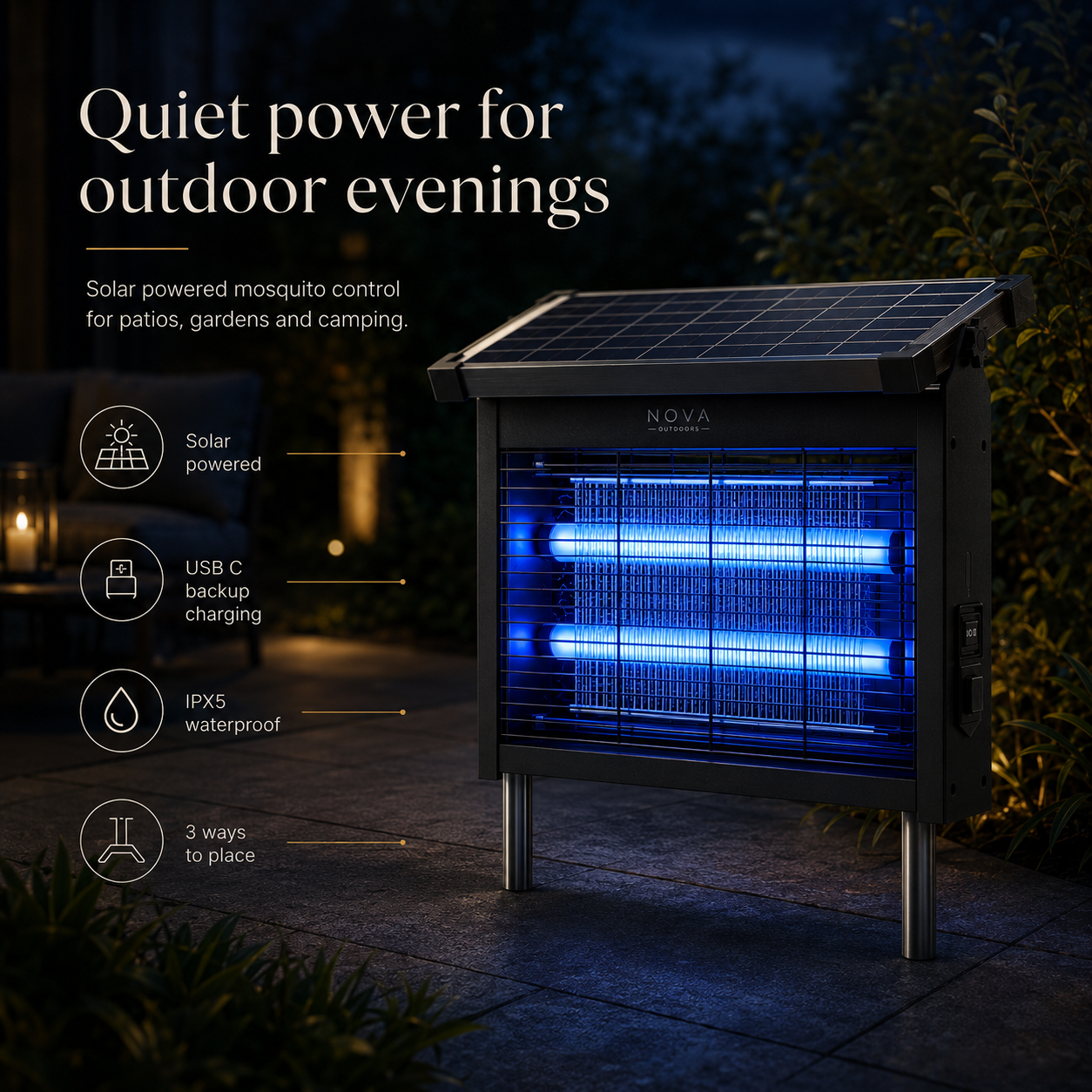 Nova Outdoors SolarGuard 4500V