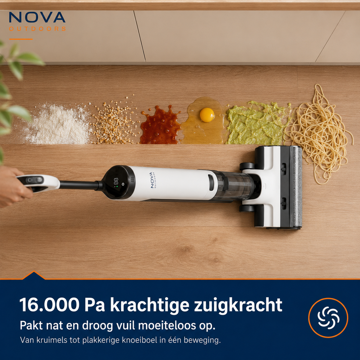Nova Outdoors Wet & Dry Cordless Floor Cleaner
