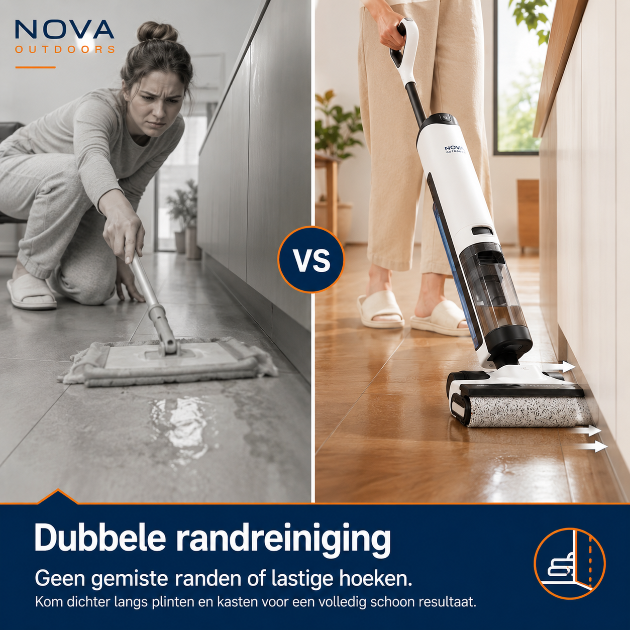 Nova Outdoors Wet & Dry Cordless Floor Cleaner